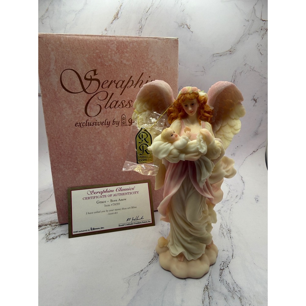 Seraphim‎ Classics Grace Born Anew Angel Figurine 78089 Roman Inc 1997 Box NEW